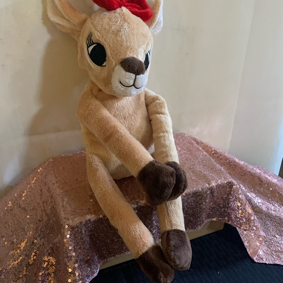 Rudolph The Red Nosed Reindeer Soft Plush Toy, Clarice - Velcro Hands and Paws - Picture 5 of 11